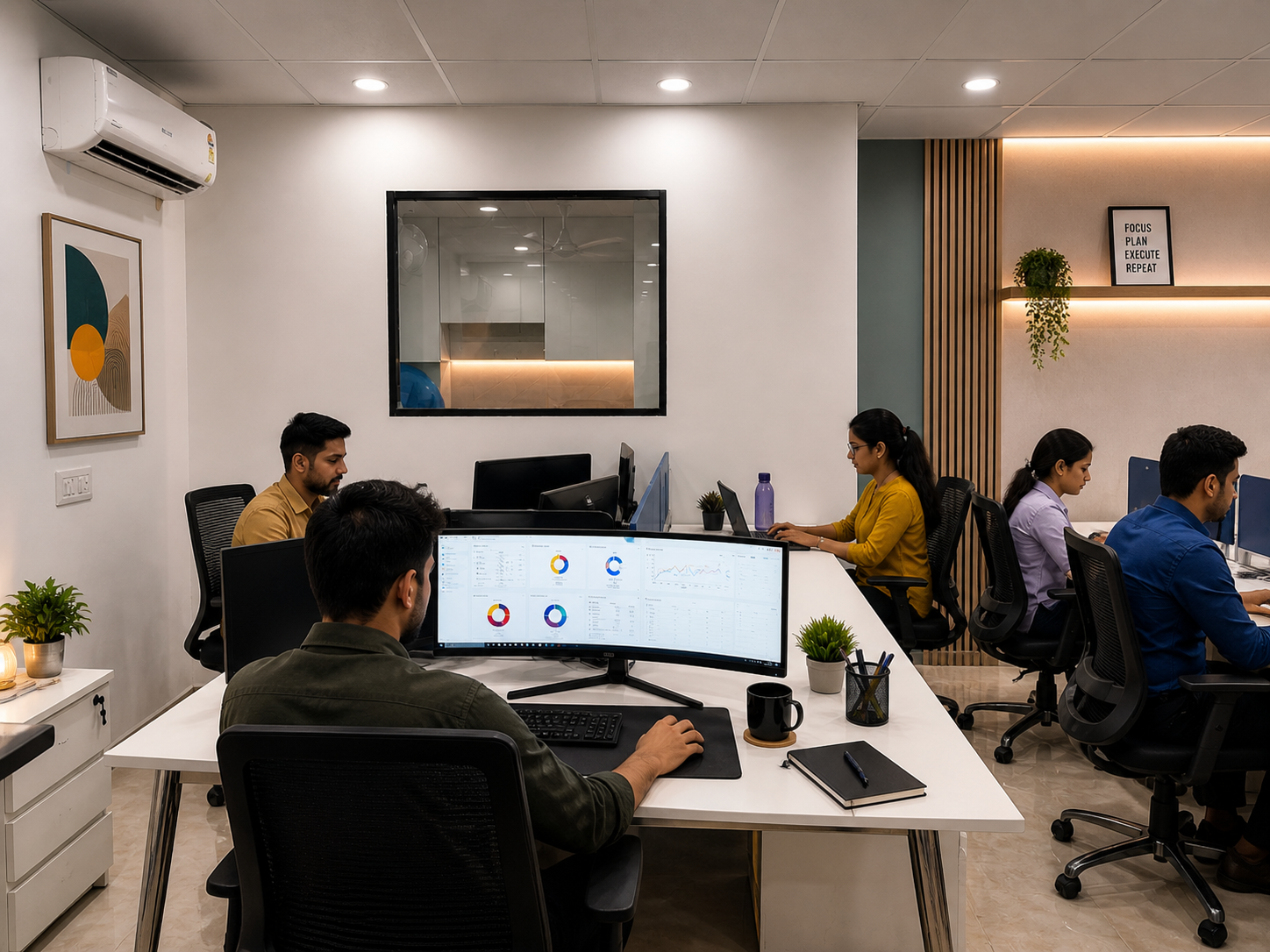 Indian Professional in Coworking Space in Noida