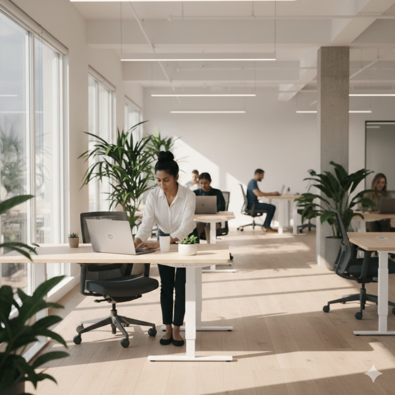 How to Maximize Productivity Using a Flexible Desk in a Coworking Space